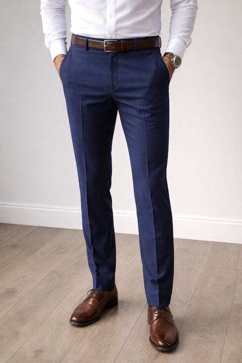 Tommy Hilfiger Other - Tommy Hilfiger Lowen Navy Blue Slacks Dress Pants Mens Size 34